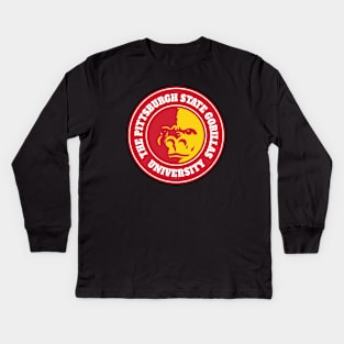 the great pittsburgh gorilas team Kids Long Sleeve T-Shirt